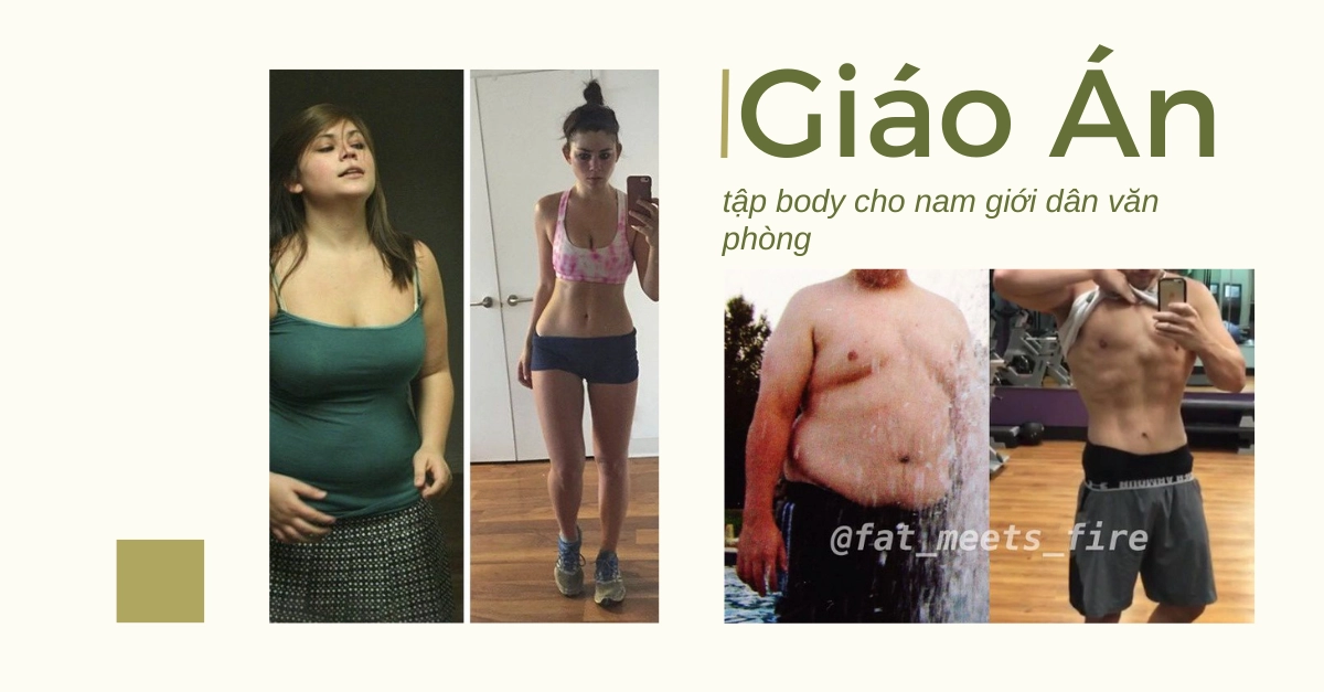 Giáo án tập body cho nam giới dân văn phòng không có nhiều thời gian