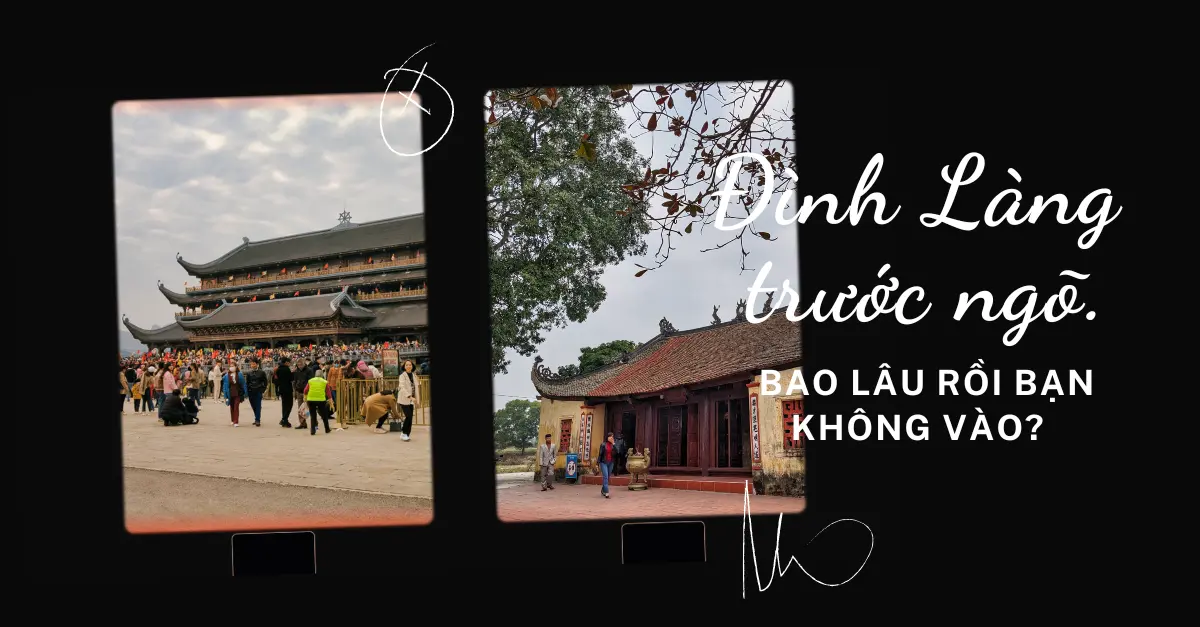 Cái đình ở ngay đầu ngõ!